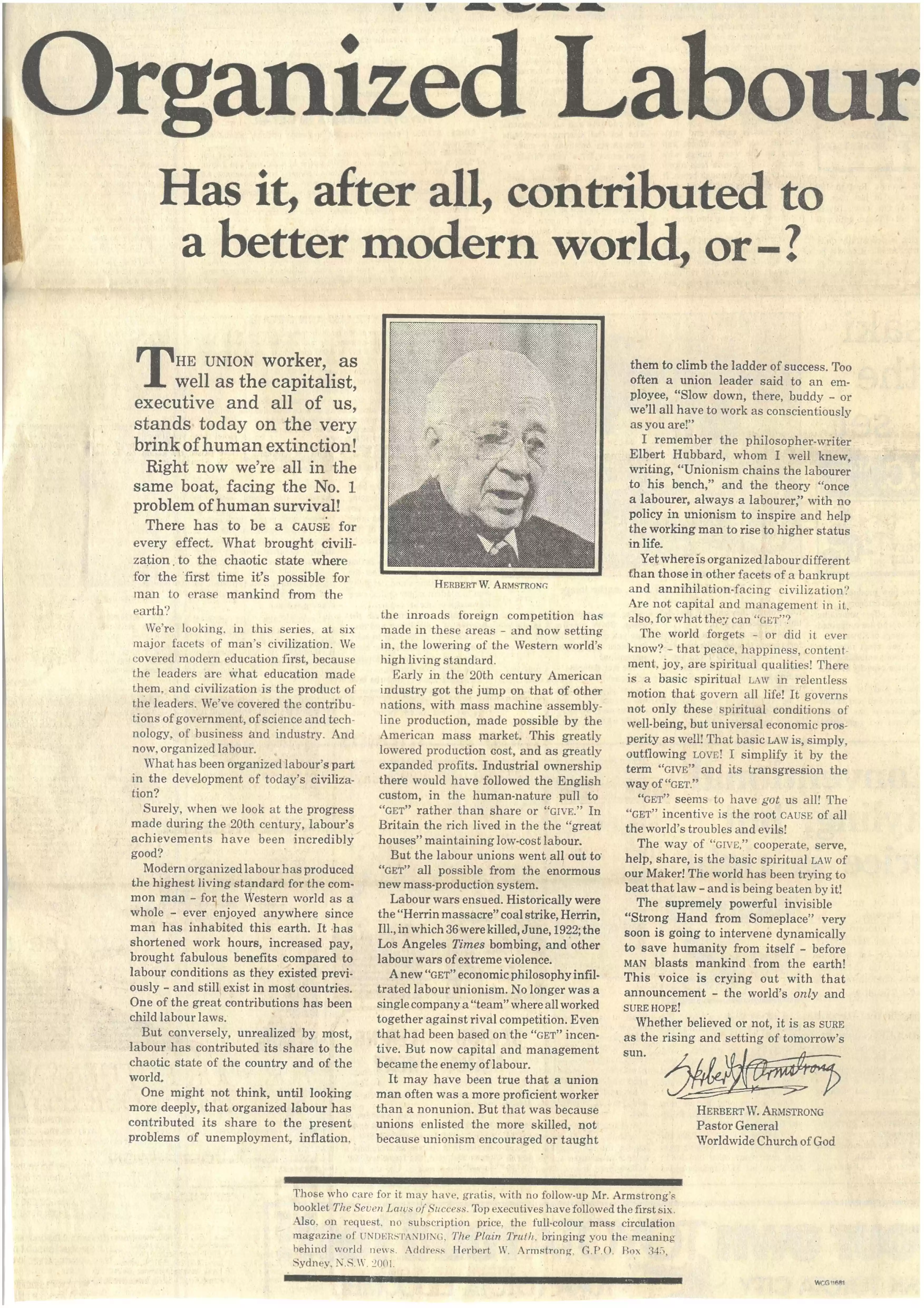 A Voice Cries Out, 30March1981b
